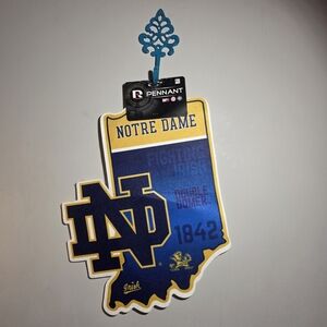 Notre Dame Wall Pennant (NWT)